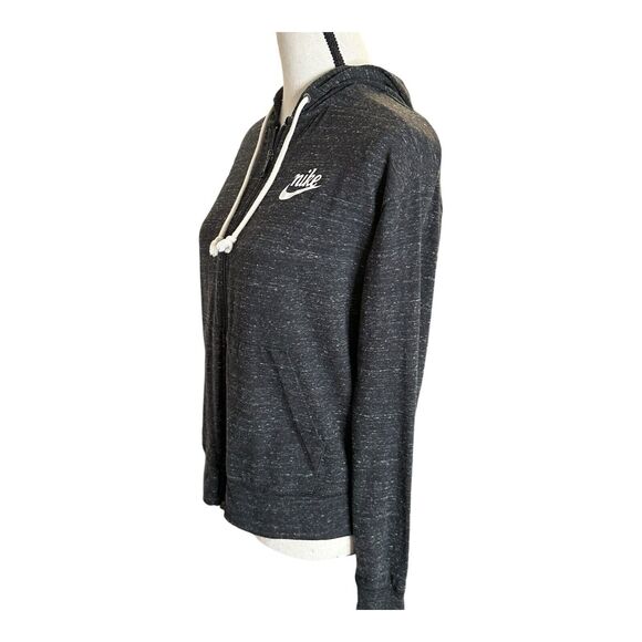 NIKE LOOSE FIT WOMENS BLACK X-FULL ZIP HOODIE SWEATSHIRT SIZE M - Picture 6 of 16